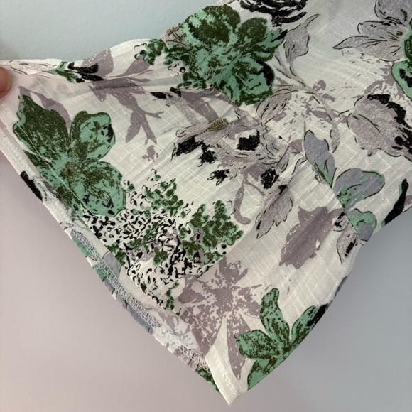 Papillon Woman’s S Floral Print Tunic Top Bell Sleeve - Picture 3 of 7